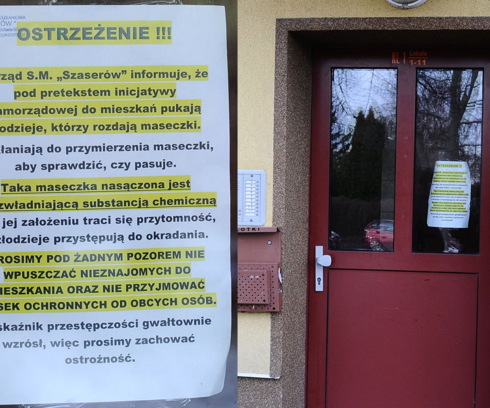Grasują z odurzającymi maseczkami!? Mieszkańcy Pragi przerażeni. Spółdzielnia ostrzega przed zuchwałymi złodziejami