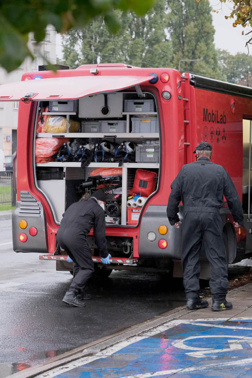 Alarm bombowy na Pradze-Południe 