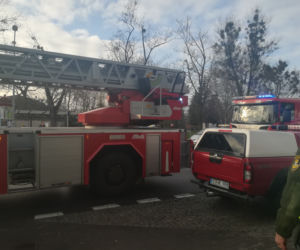 Ewakuacja Dworca Autobusowego w Toruniu - dziś to tylko ćwiczenia