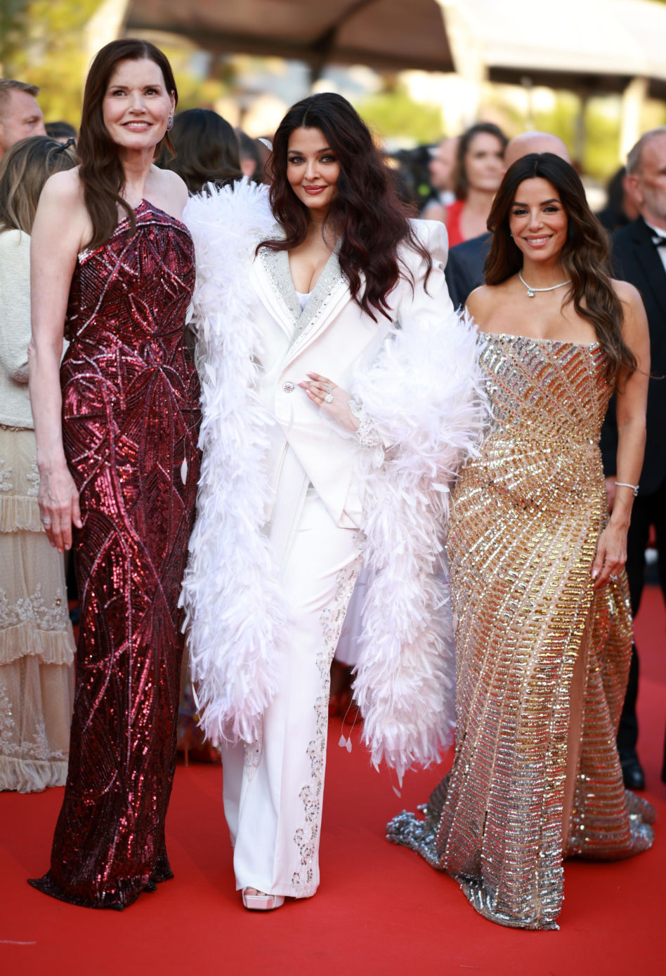 Eva Longoria, Aishwarya Rai Bachchan, Geena Davis