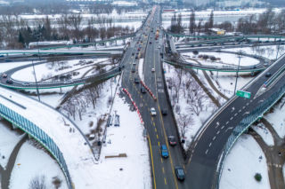 Remont wiaduktów Trasy Łazienkowskiej i al. Stanów Zjednoczonych w Warszawie