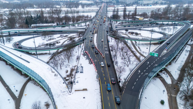 Remont wiaduktów Trasy Łazienkowskiej i al. Stanów Zjednoczonych w Warszawie