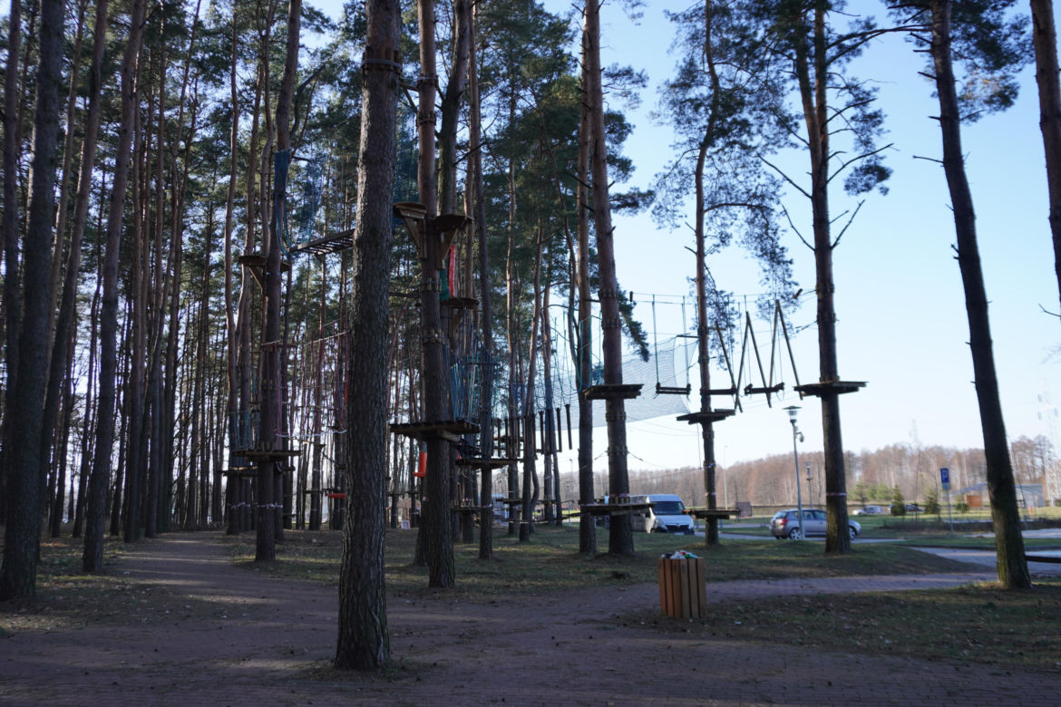 Powstaje park linowy w Białymstoku! To nowa inwestycja na plaży Dojlidy