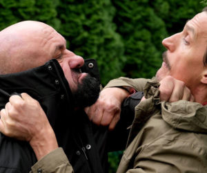 M jak miłość, odcinek 1920. wierzyciel (Michał Zakrzewski), ojczym Franka (Marcin Sitek)