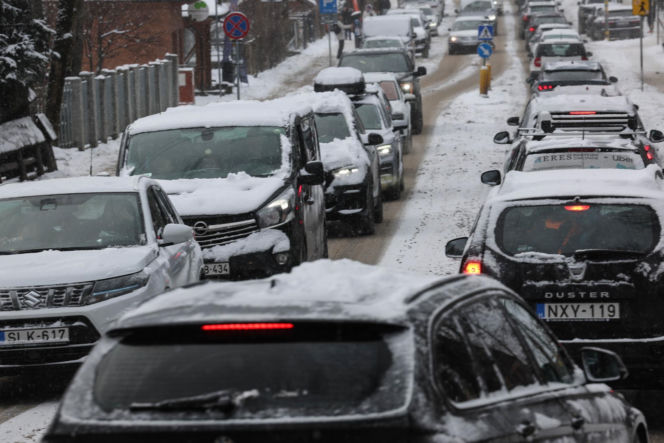 Trudne warunki drogowe w Polsce