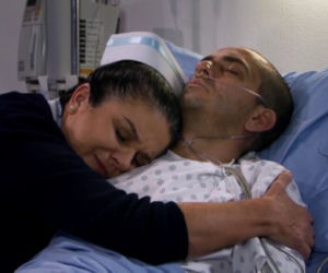 Nieposkromiona miłość. Alonso (Flavio Medina), Rosario (Tina Romero)