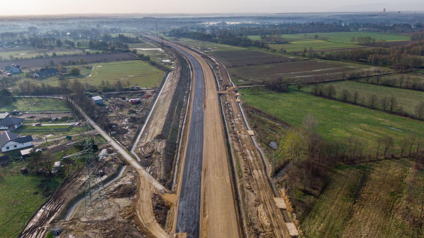Budowa obwodnicy Oświęcimia - kwiecień 2024