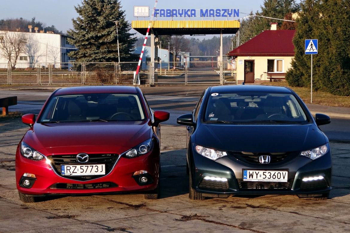 Honda Civic IX kontra nowa Mazda 3
