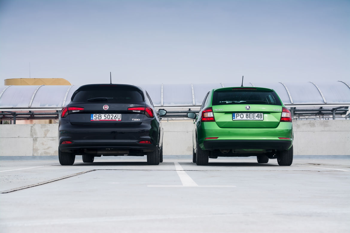 Fiat Tipo 1.4 T-Jet 120 KM vs. Skoda Rapid Spaceback 1.0 TSI 110 KM