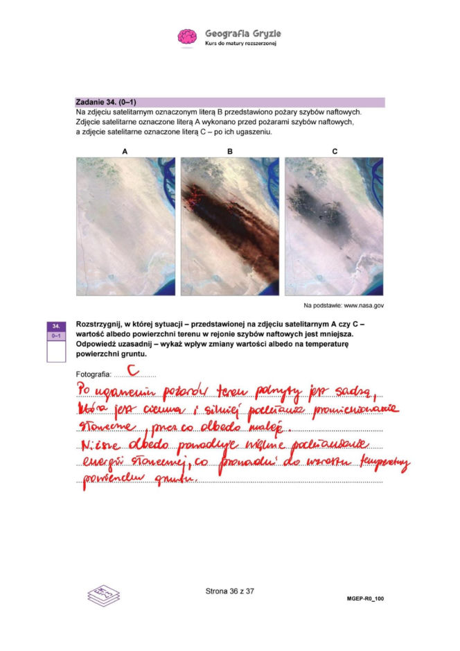 Matura próbna 2026: geografia rozszerzona - wszystkie odpowiedzi do arkusza CKE 15.01.2026
