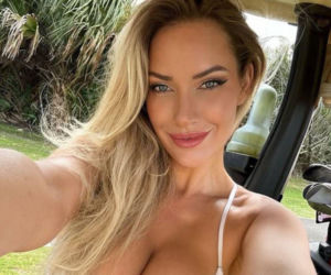 Biuściasta golfistka Paige Spiranac pokazała się w bikini, które prawie nic nie zakrywało! Internet zapłonął!