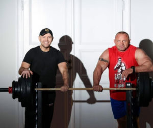 Mariusz Pudzianowski i Karol Nawrocki