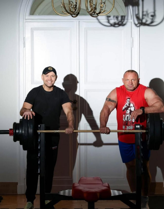 Mariusz Pudzianowski i Karol Nawrocki