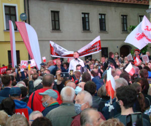 Protest podczas wizyty Adrzeja Dudy