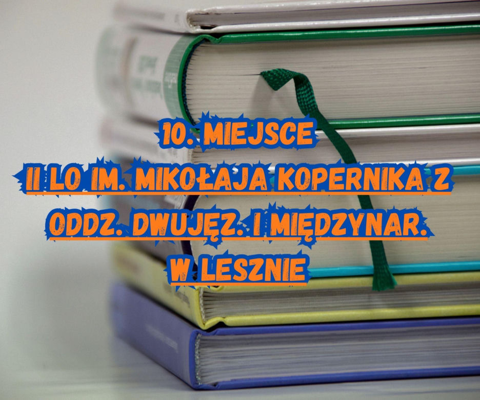 Ranking Wojewódzki Liceów 2025 - wielkopolskie