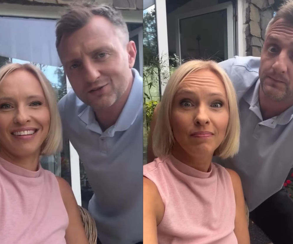Aktorzy Iwona Rejzner i Arkadiusz Smoleński na planie M jak miłość. O nowym sezonie serialu czytaj na SE Superseriale.