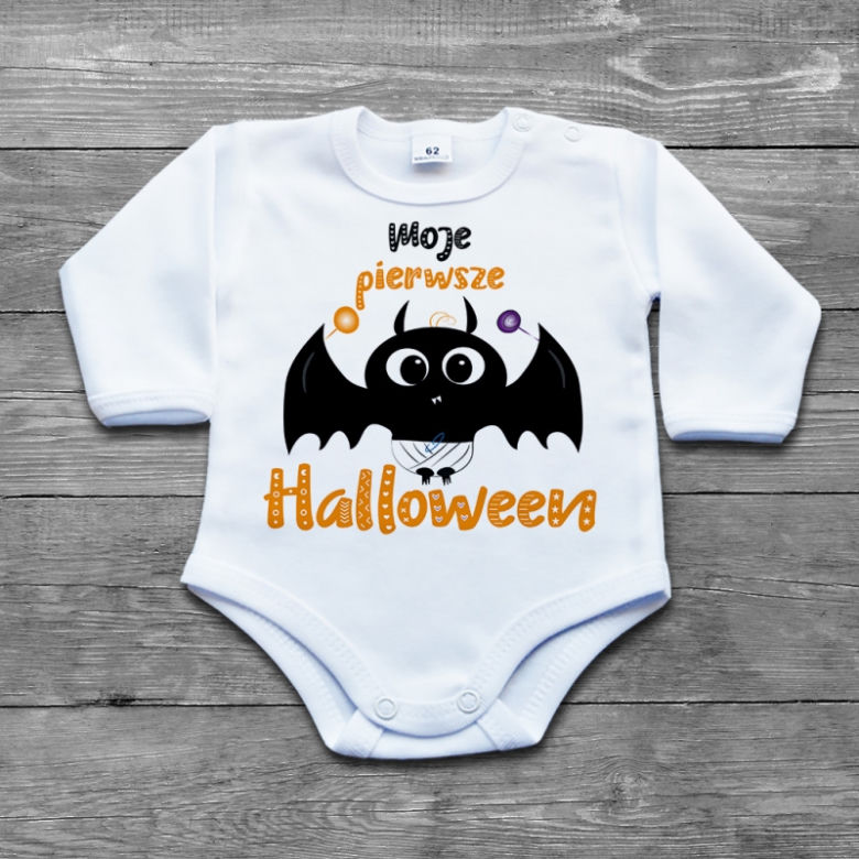 Moje pierwsze Halloween - nietoperz - body niemowlęce, 21.99 zł