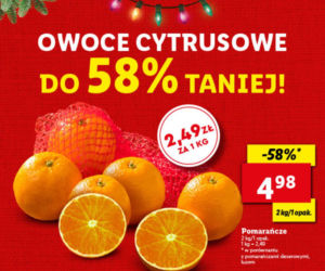 Pomarańcze 4,98 zł/ 2 kg
