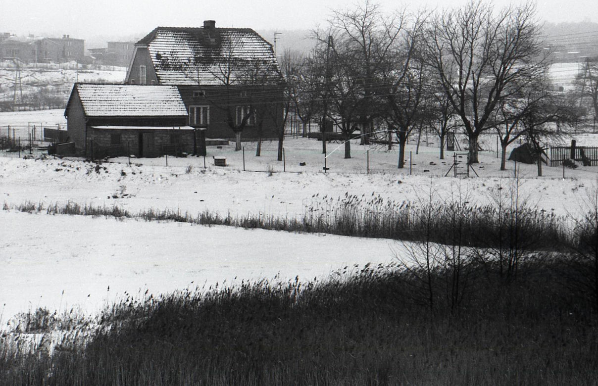 Rybnik zimą w latach 80.