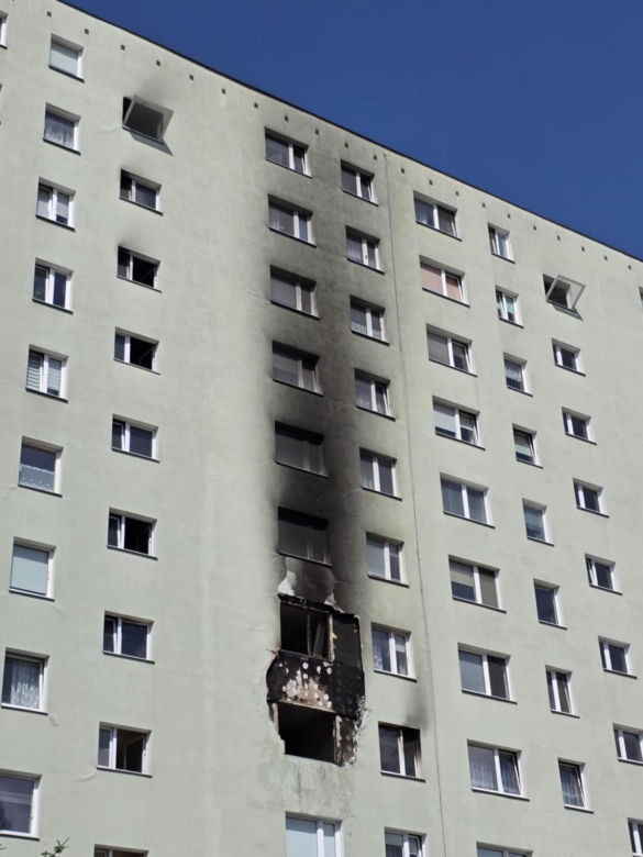 Rzeszów mieszkańcy nie mogą wrócić do bloku.