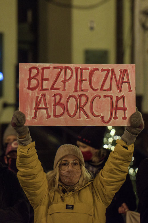 Strajk kobiet w Toruniu - 27-28.01.2021 - zdjęcia z protestów