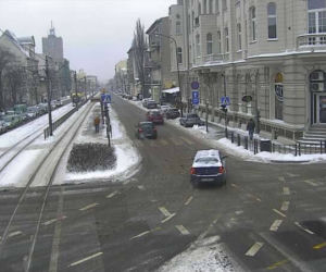 Drogi w Łodzi 9.02.2021