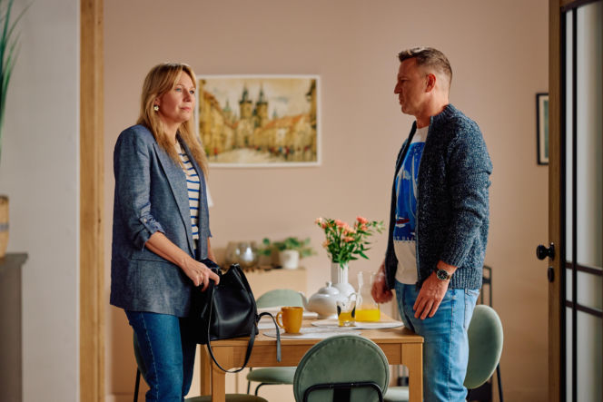 "Na Wspólnej", odcinek 4192: Justyna konfrontuje Darka w sprawie oskarżeń o stosowanie przemocy wobec Kasi