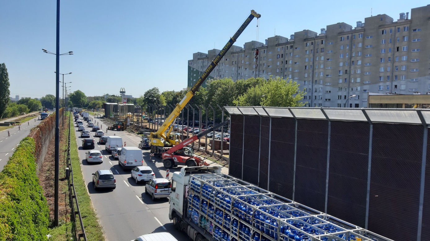 Trwa budowa tramwaju do Górki Narodowej