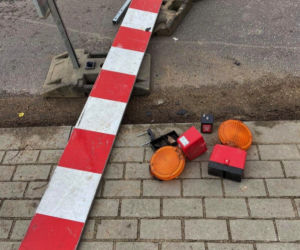 Demolka w Kolnie. Straty na 30 tys. złotych. Kamera nagrała nastolatków w akcji [WIDEO]