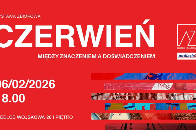 Wystawa „Czerwień – między znaczeniem a doświadczeniem” w Galerii i Pracowni AZ w Siedlcach