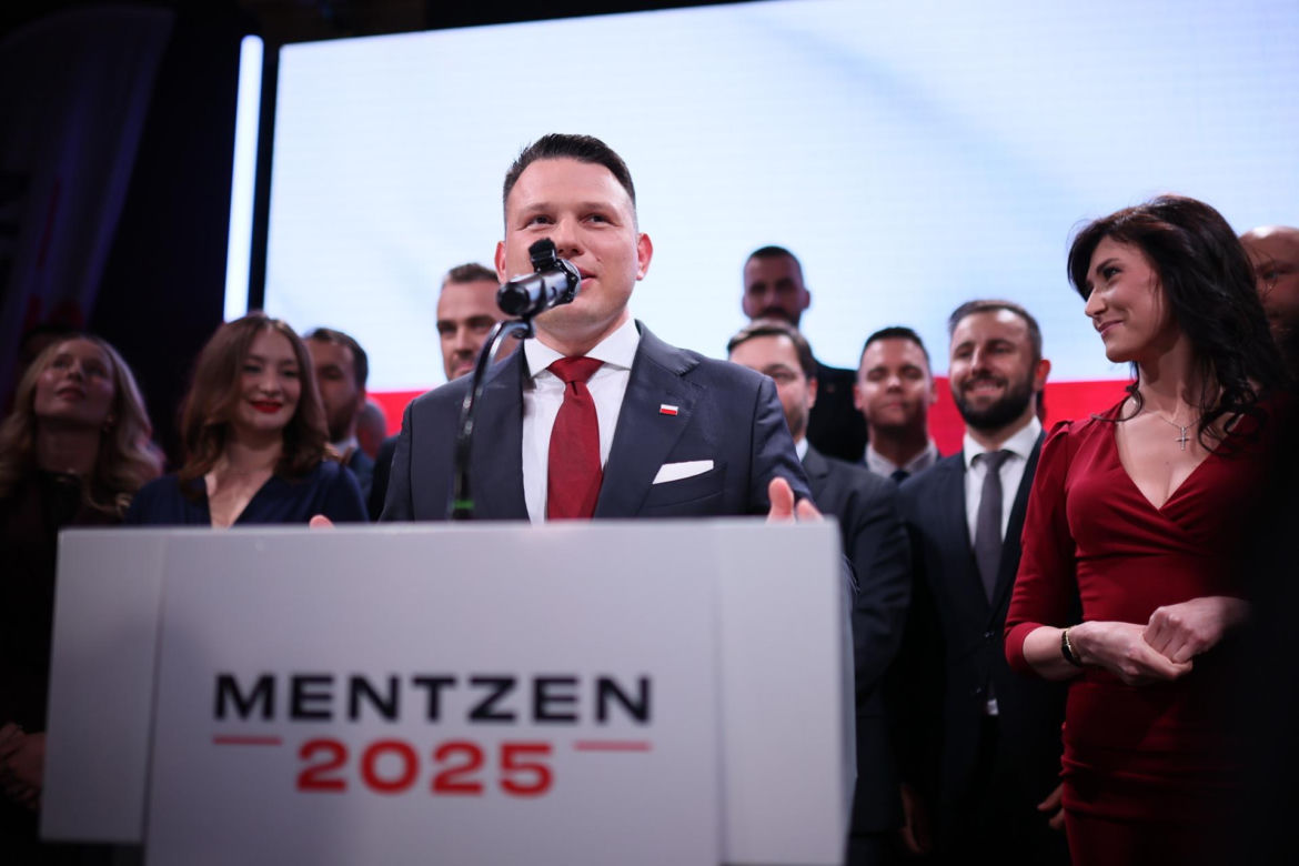 Wieczór wyborczy Sławomira Mentzena 