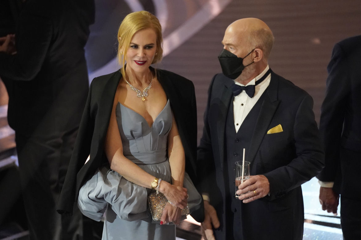 Oscary 2022. Nicole Kidman i J.K. Simmons 