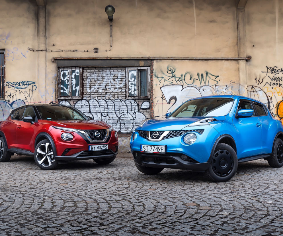 Nissan Juke pierwszej i drugiej generacji 