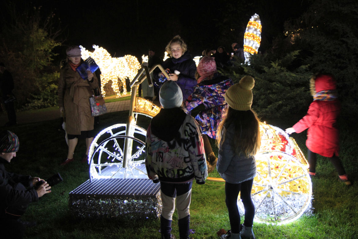 Park iluminacji „Tajemniczy Ogród” w Lublinie