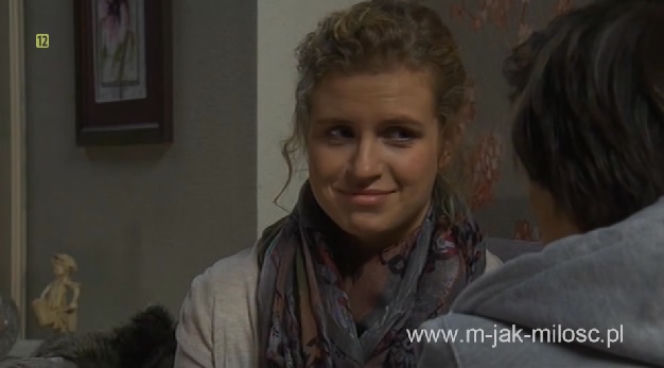 M jak miłość. Natalka (Marcjanna Lelek), Franek (Piotr Nerlewski)