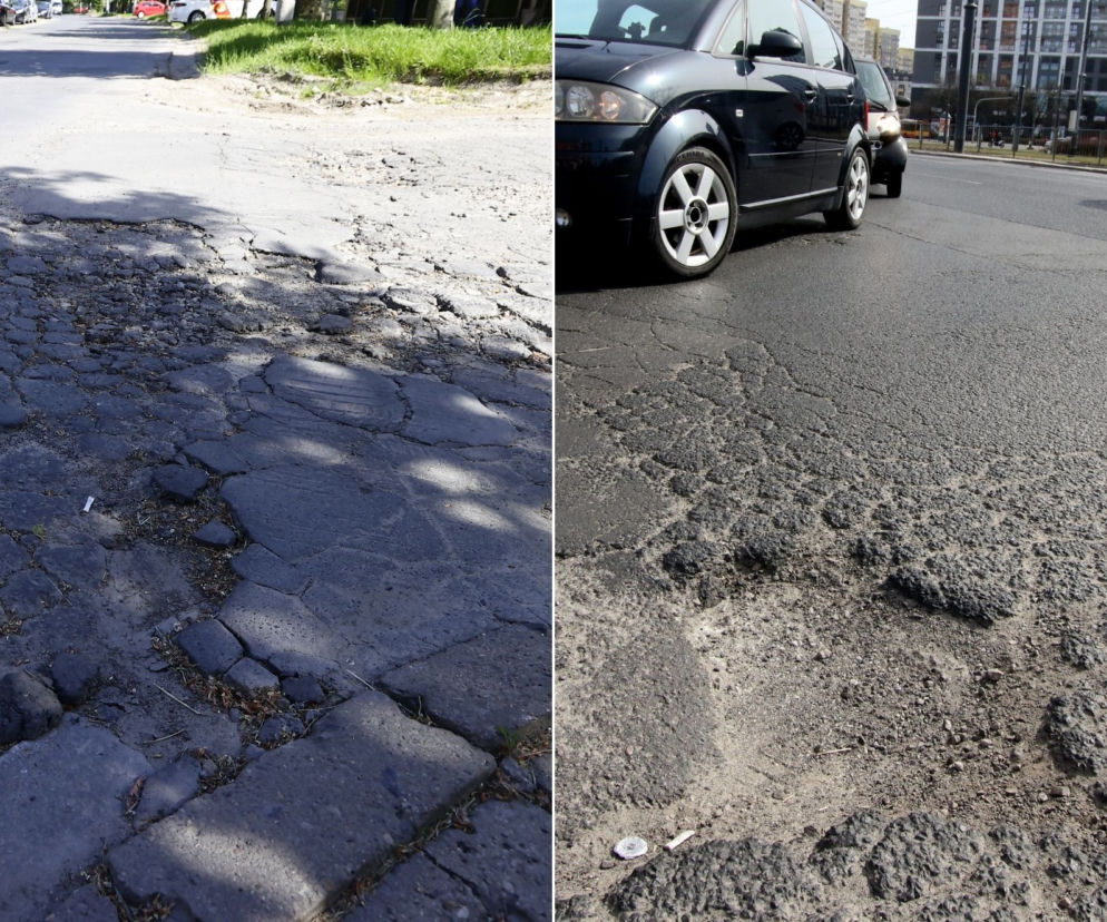 Ulice w Warszawie jak dobry, szwajcarski ser. Mieszkańcy są wściekli, drogowcy pokazują plany