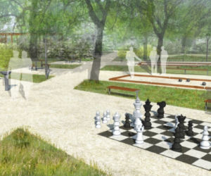 Ogród Krasińskich - plac do gier terenowych