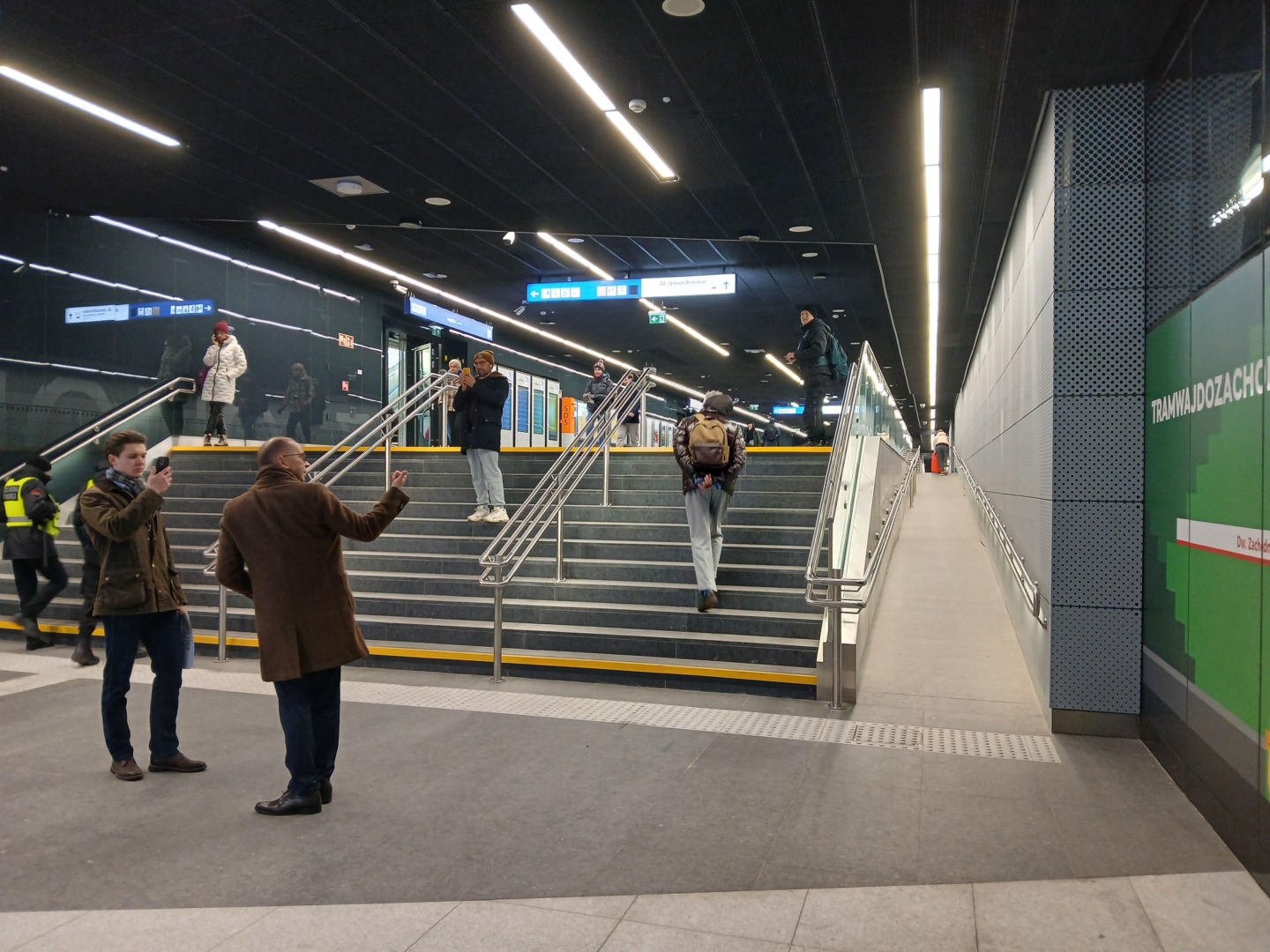 Dworzec kolejowy Warszawa Zachodnia po otwarciu