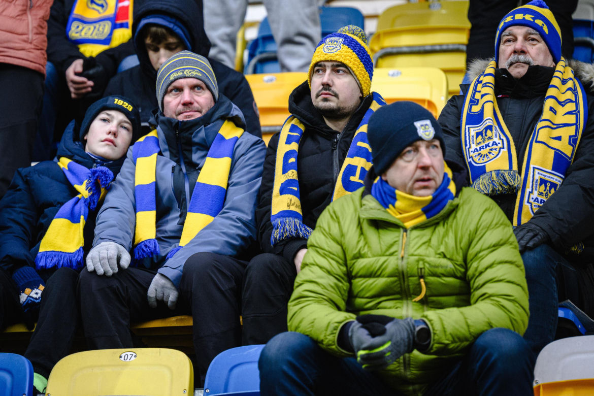 Arka Gdynia - Legia Warszawa: Zdjęcia kibiców z meczu 20. kolejki PKO BP Ekstraklasy