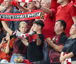 Widzew Łódź - Lech Poznań: Zdjęcia kibiców z meczu 6. kolejki PKO BP Ekstraklasy