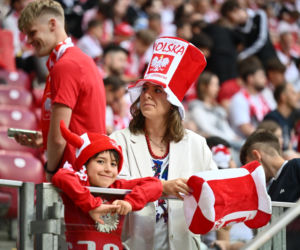 Kibice na meczu Polska-Nigeria