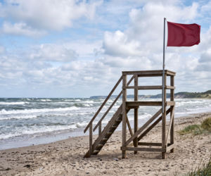 Sinice Łeba. Czy w Łebie można się kąpać 10.07? Flaga, warunki pogodowe