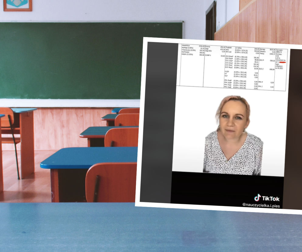 Nauczycielka pokazała ile zarabia. Na tym pasku widnieje moja podwyżka [WIDEO]