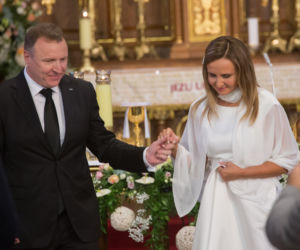 Państwo Kurscy już po ślubie