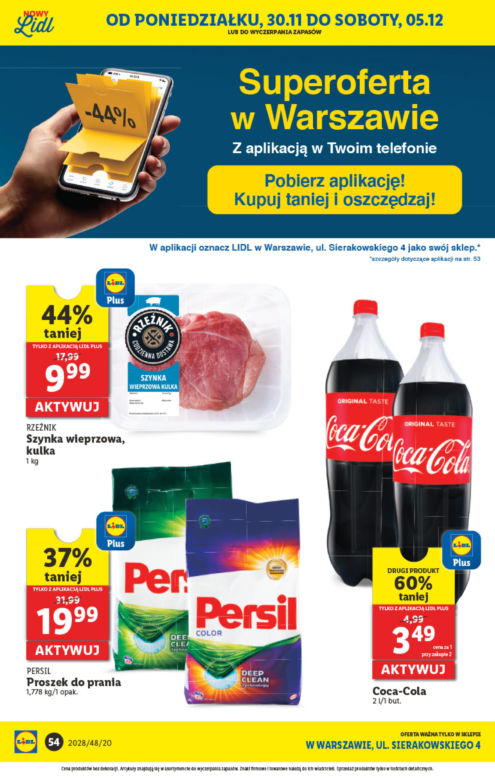 Gigantyczne promocje w warszawskim Lidlu