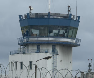 Wieża kontroli lotów na Katowice Airport w Pyrzowicach
