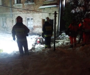 Pożar mieszkania na Wybickiego w Grudziądzu