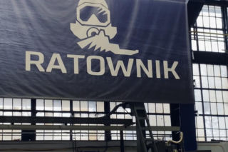 Palenie blach pod okręt Ratownik