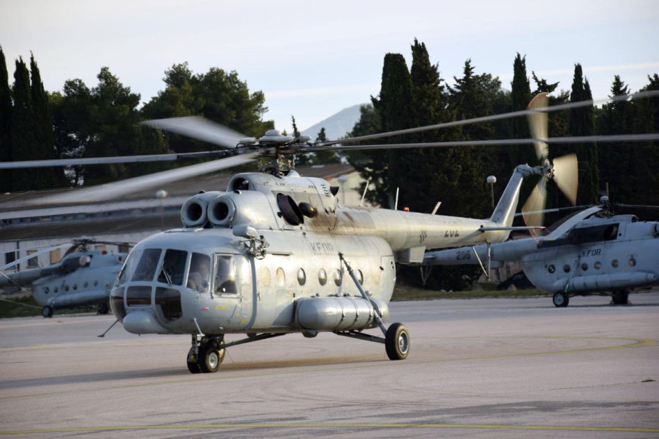 Chorwackie śmigłowce Mi-8MTV-1 oraz UH-60M Black Hawk