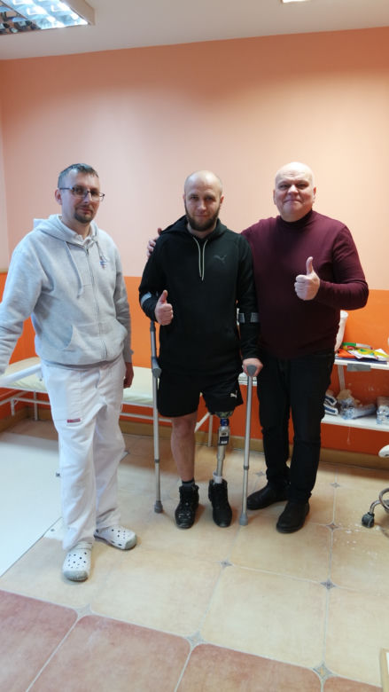 Zrobili protezę dla bohatera [GALERIA]